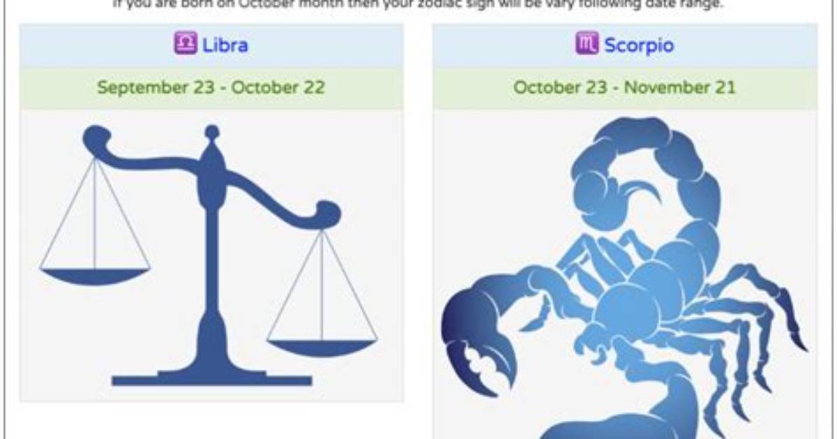 What Is the Zodiac Sign for October 11Th?